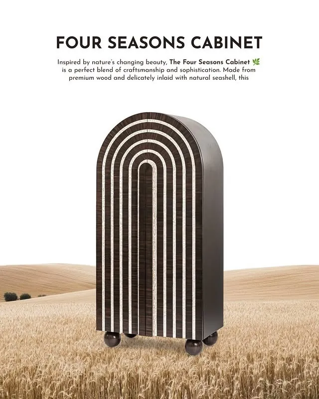 Four Seasons Cabinet: the finished Okra ad