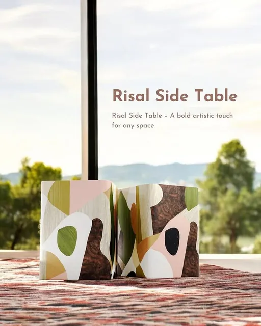 Okra ad for the Risal Side Table