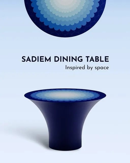 Okra ad for the Sadiem Dining Table